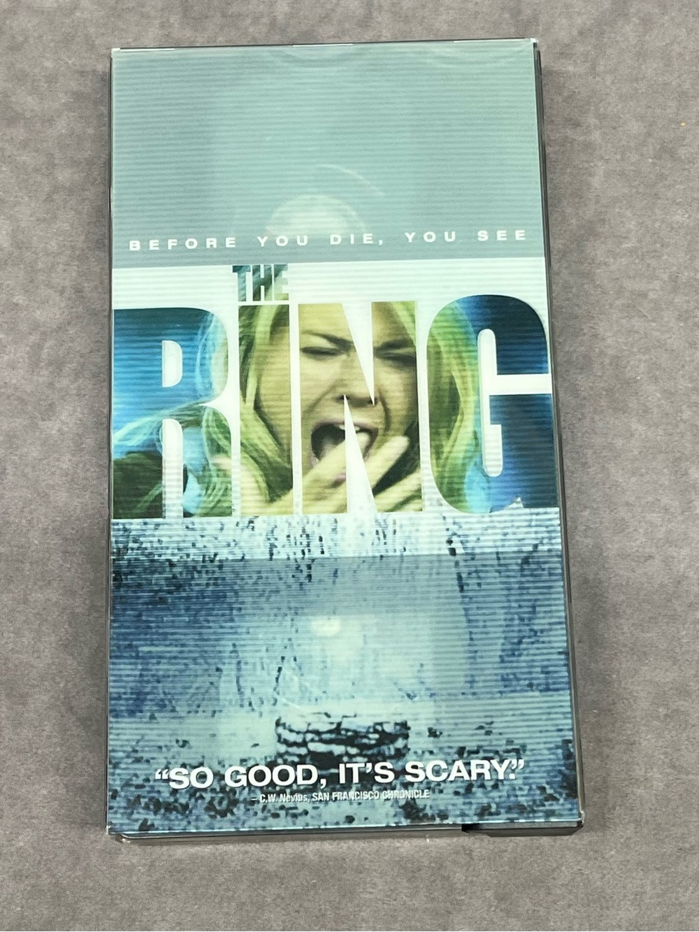 The Ring VHS Movie Cover - Blue
